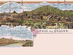 karta pocztowa Gassen z roku 1900