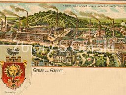 karta pocztowa Gassen z roku 1908